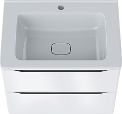 Vivon Тумба под раковину Shelly 60 подвесная белая – фотография-6